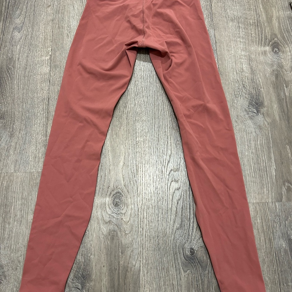 Lululemon Athletica Pink/Nude High-Waisted Leggings - Picture 4 of 5